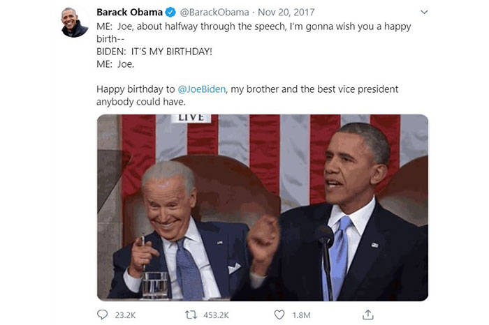 تبریک تولد به سبک اوباما