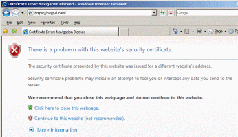 گواهی امنیتی  (Security Certificate)