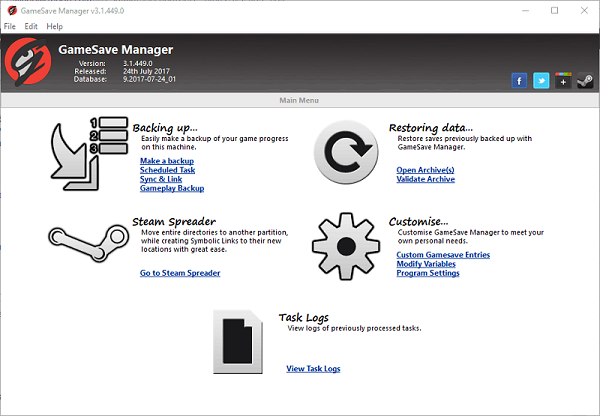 بررسی GameSave Manager