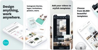 برنامه فونت اینستاگرام Canva