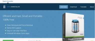 نرم افزار Geek Uninstaller حذف برنامه برای ویندوز ۱۰