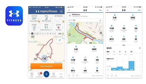  مپ مای فیتنس (Map My Fitness)