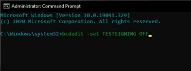 حذف Test Mode ویندوز ۱۰
