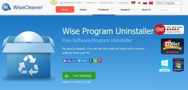 Wise Program Uninstaller برای حذف برنامه‌های ویندوز ۱۰