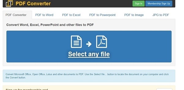 آموزش ساخت فایل پی دی اف (PDF) در ویندوز ۱۰ با سایت  Freepdfconvert
