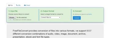 آموزش ساخت فایل پی دی اف (PDF) در ویندوز ۱۰ با کمک ابزار آنلاین  Freefileconvert