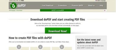 آموزش ساخت فایل پی دی اف (PDF) در ویندوز ۱۰ با استفاده از برنامه  doPDF
