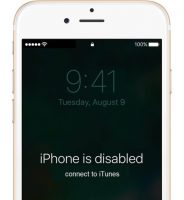 پیغام های خطای قفل شدن آیفون iPhone is Disabled Connect to iTunes