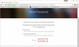 رفع مشکل Your Apple ID has been disabled اپل آیدی از طریق سایت