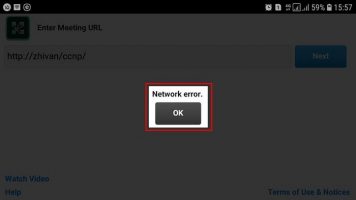 حل مشکلات آدوبی کانکت : پیام خطای Network Error در نرم افزار موبایل ادوبی کانکت
