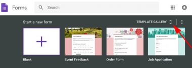 تمپلیت های آماده گوگل فرم (Google-Forms Templates)