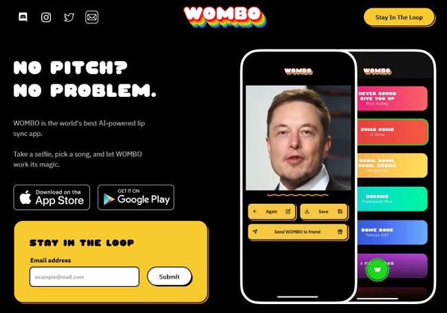 دانلود اپلیکیشن Wombo