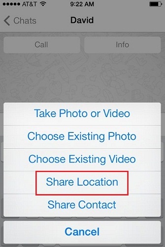 نحوه ارسال لوکیشن در واتساپ آیفون ؛ فرستادن لوکیشن واتساپ در iOS چگونه است؟