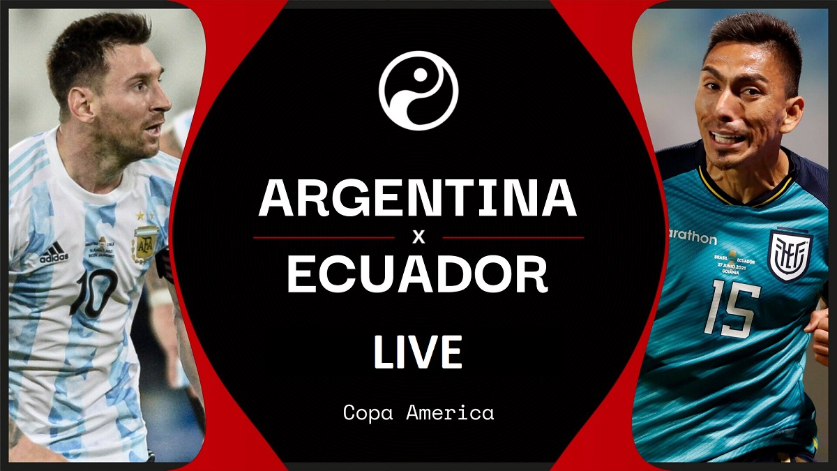 پخش زنده بازی آرژانتین اکوادور کوپا آمریکا 2021