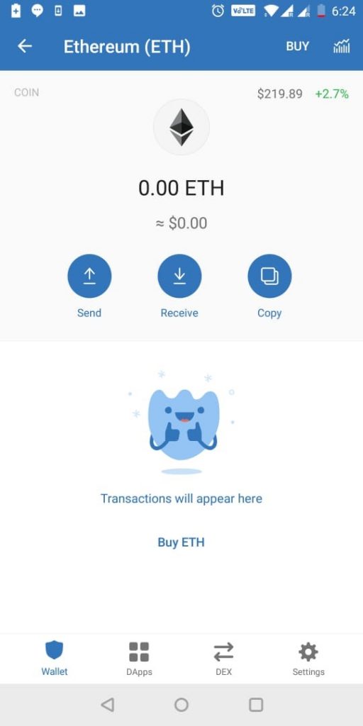 کیف پول تراست والت (Trust Wallet)