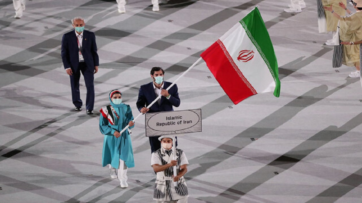 رژه کاروان ایران در المپیک توکیو 2020 [تماشا کنید]
