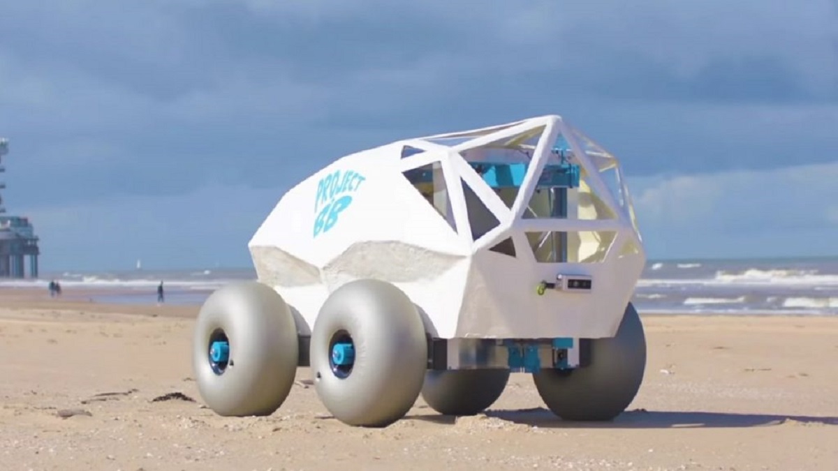 Beach Bot ؛ رباتی برای جمع آوری ته سیگارها