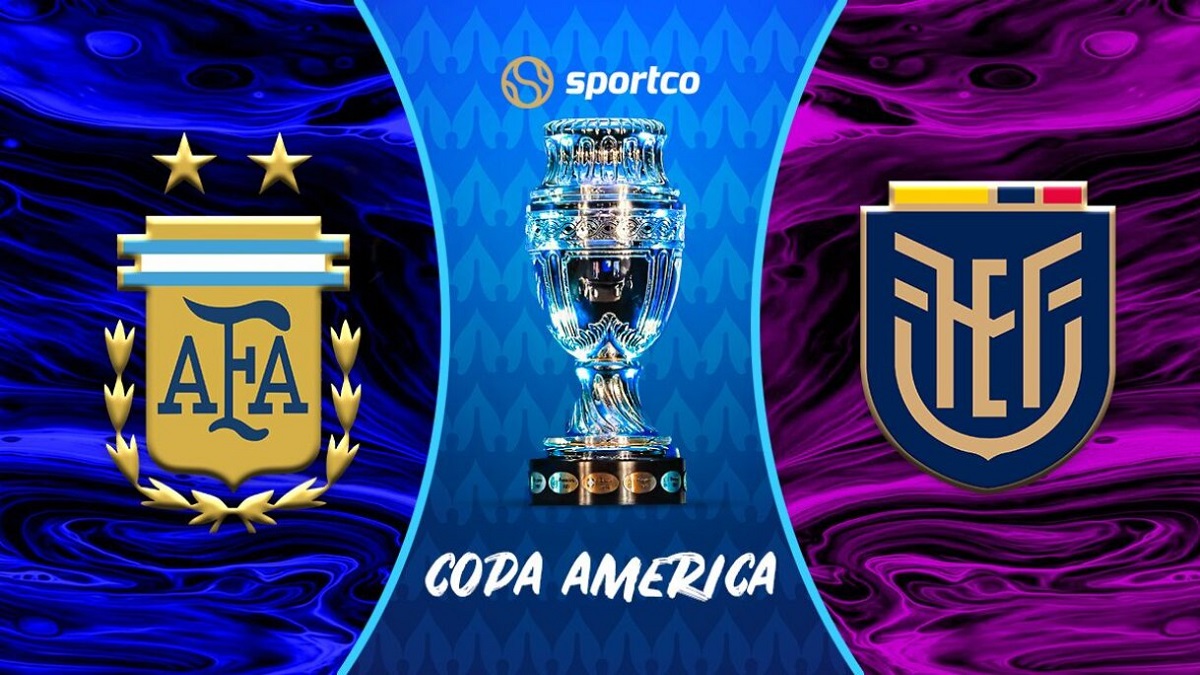 پخش زنده بازی آرژانتین اکوادور کوپا آمریکا 2021