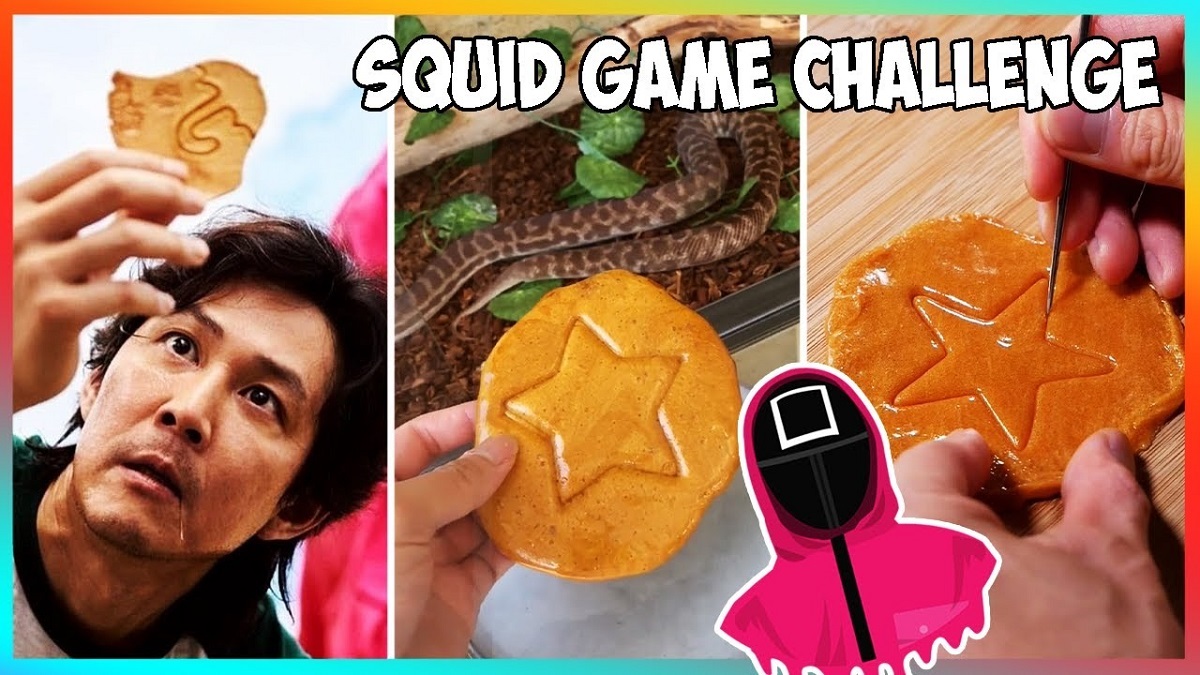 ببینید چطور شیرینی معروف سریال Squid Game چالش تیک تاکی شد!