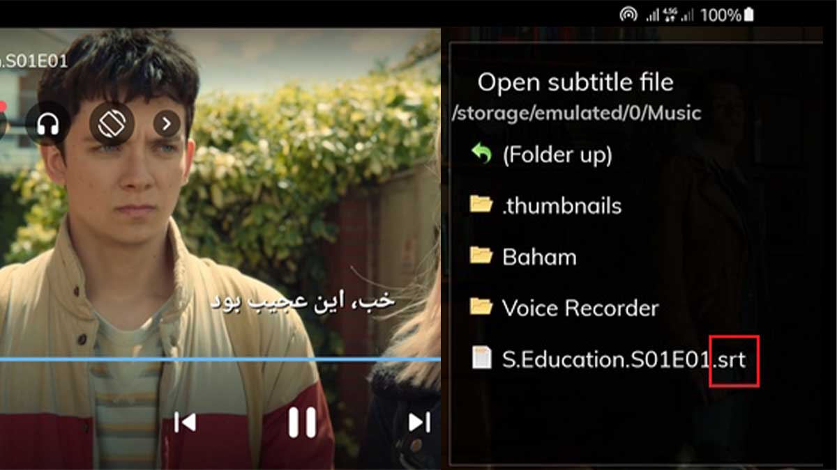 آموزش حل مشکل زیرنویس فارسی در اندروید در VLC و Mx Player و KMPlayer