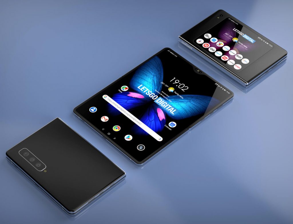 طراحی احتمالی و عجیب سامسونگ Galaxy Z Fold 4 را ببینید
