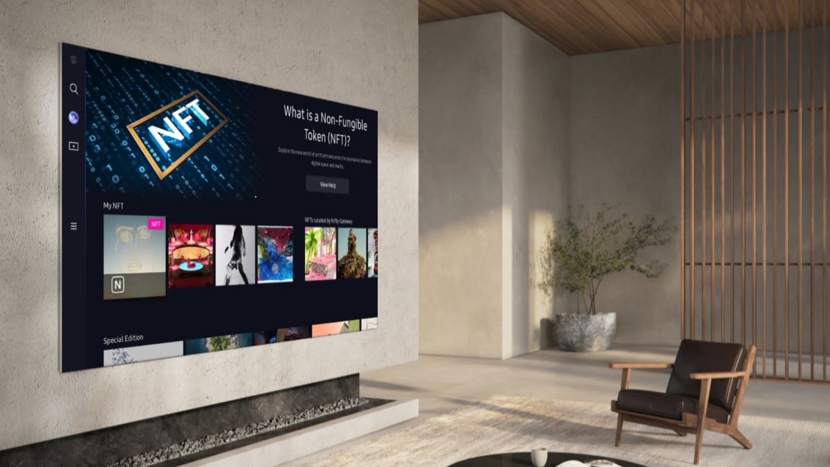 سامسونگ اولین پلتفرم تلویزیون هوشمند NFT را راه اندازی می‌کند