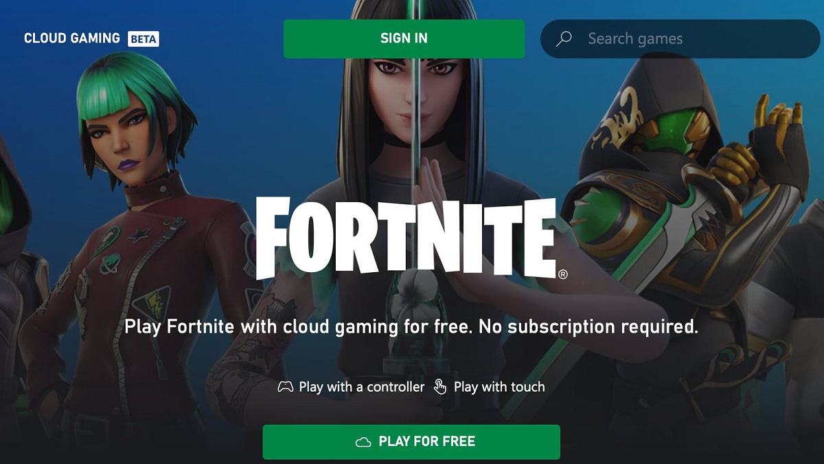 بازی Fortnite به سرویس گیمینگ ابری ایکس باکس اضافه شد؛ رایگان و بدون نیاز به اشتراک