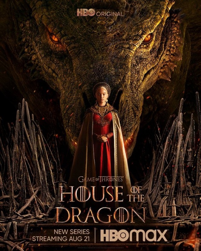 The official poster of the House Of The Dragon series