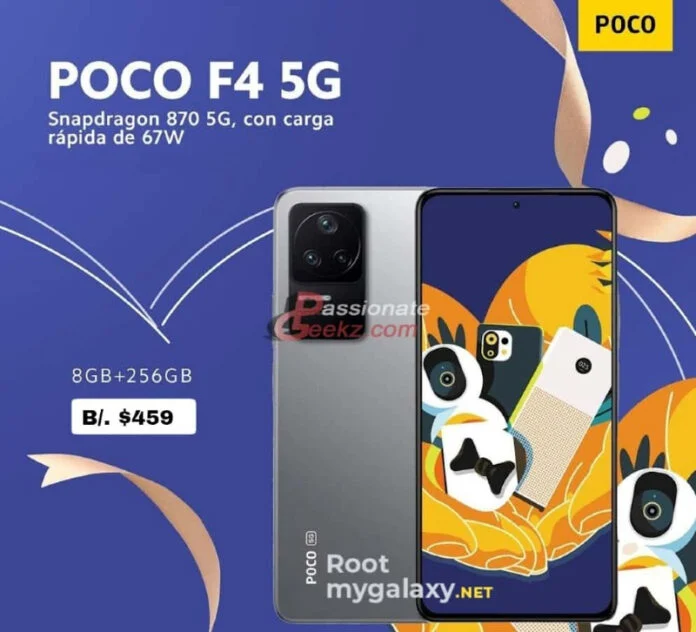جزییات بیشتری از مشخصات و قیمت پوکو F4 5G منتشر شد
