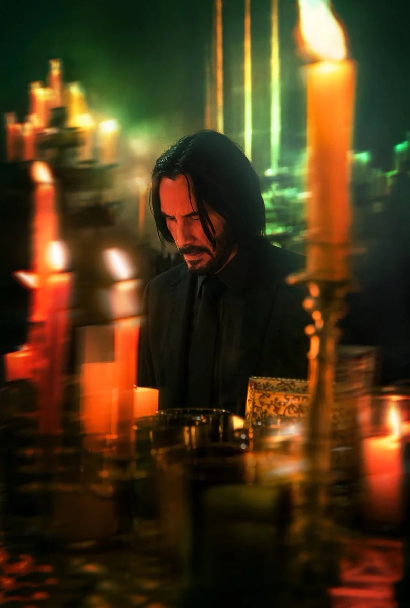 The first poster of John Wick 4