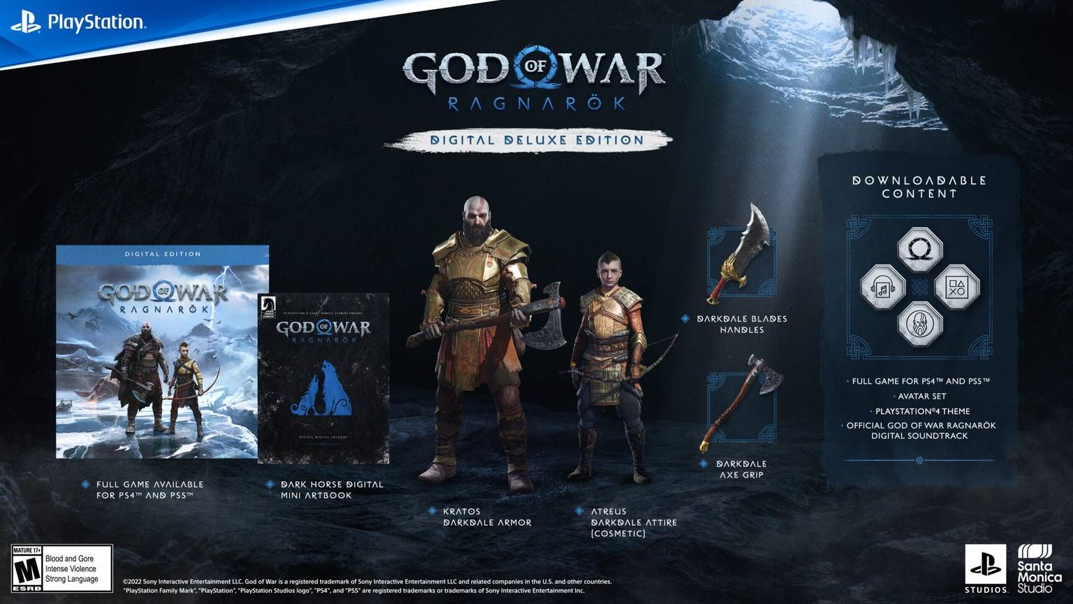 از نسخه‌های مختلف بازی God of War Ragnarok به صورت رسمی رونمایی شد