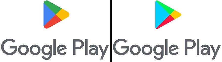 The unveiling of the new Google Play logo on the occasion of the 10th anniversary of the Google App Store