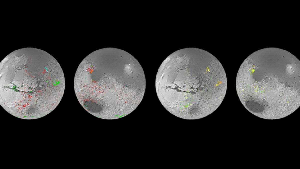 نقشه جدید مریخ رازهایی از وجود آب در سیاره سرخ را فاش می‌کند
