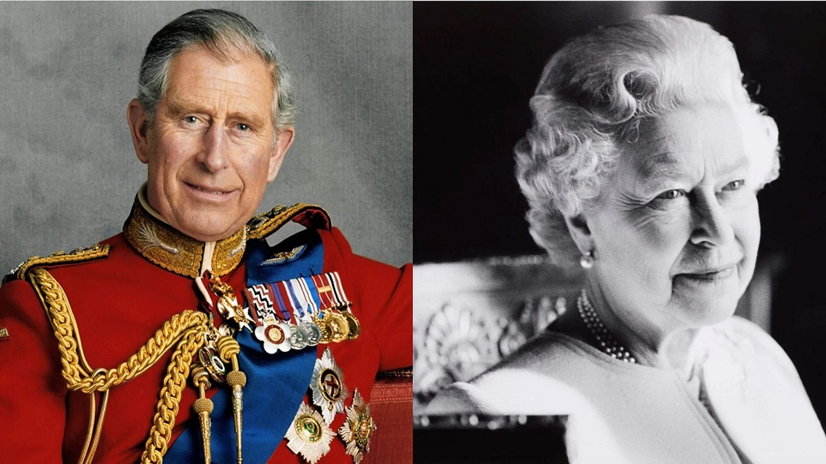 فحاشی کردن چارلز سوم پادشاه بریتانیا در مراسم یادبود ملکه [+فیلم]