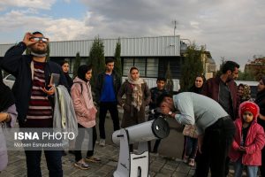 خورشید گرفتگی 3 آبان در ایران
