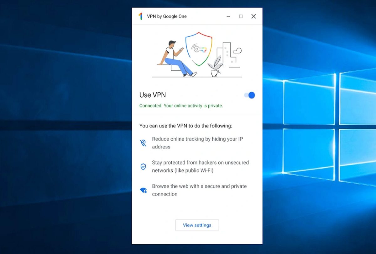 Google's exclusive VPN for Windows and Mac