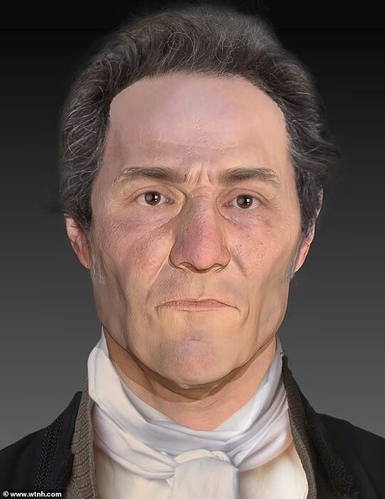 Reconstruction of the face of a vampire by artificial intelligence