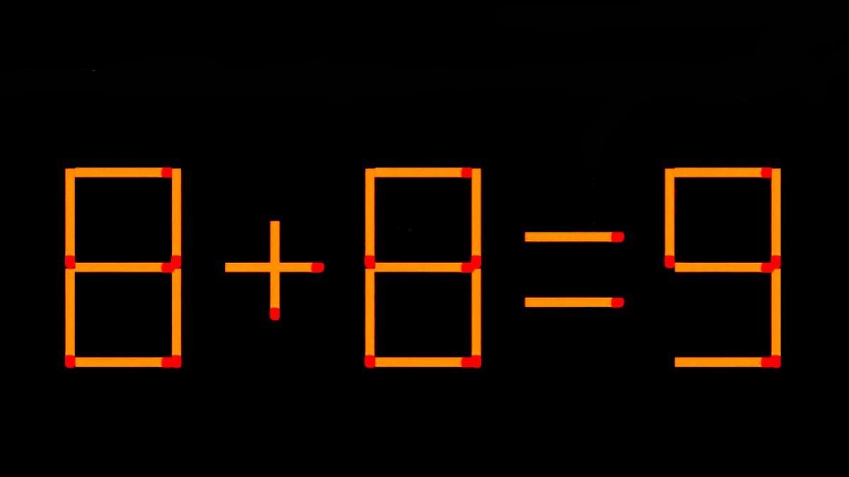 تست هوش : این معادله را با جا به جا کردن یک چوب کبریت حل کنید [+ جواب معما]