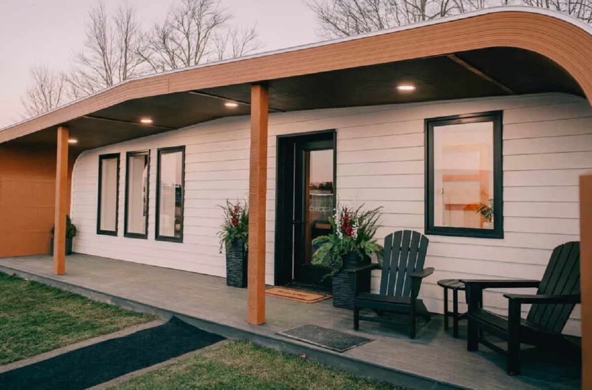 ساخت خانه‌های قابل بازیافت و ارزان با پرینت سه بعدی