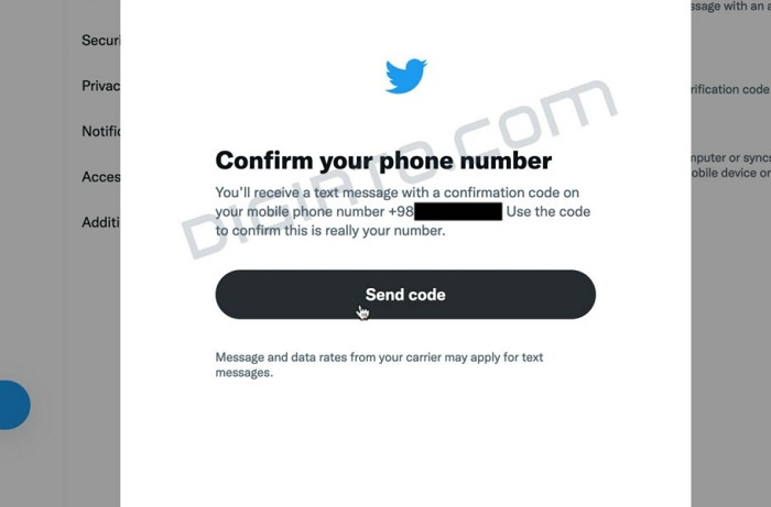 حذف شماره‌های موبایل ایران از لیست توییتر ؛ دیگر کد تاییدی ارسال نمی‌شود!