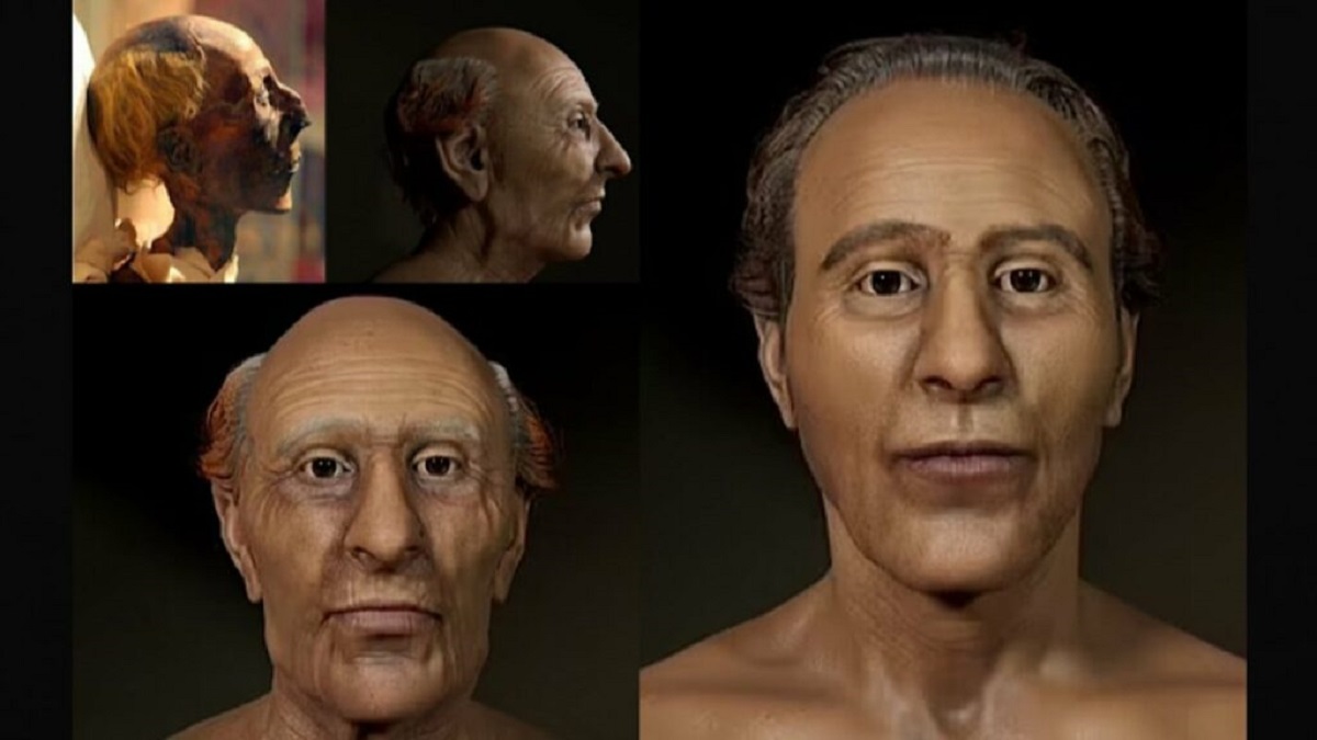 بازسازی چهره فرعون مصر با یک مدل سه بعدی