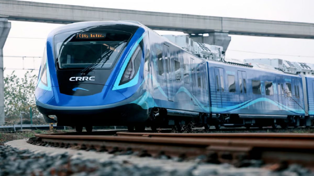 سریعترین قطار هیدروژنی جهان در چین رونمایی شد