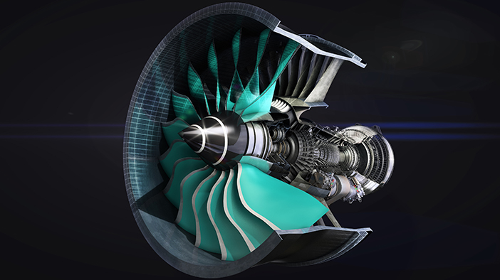 بزرگترین موتور هواپیمای جهان رونمایی شد