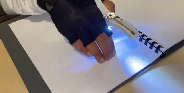 دستکش هوشمند BrailleWear مخصوص نابینایان رونمایی شد