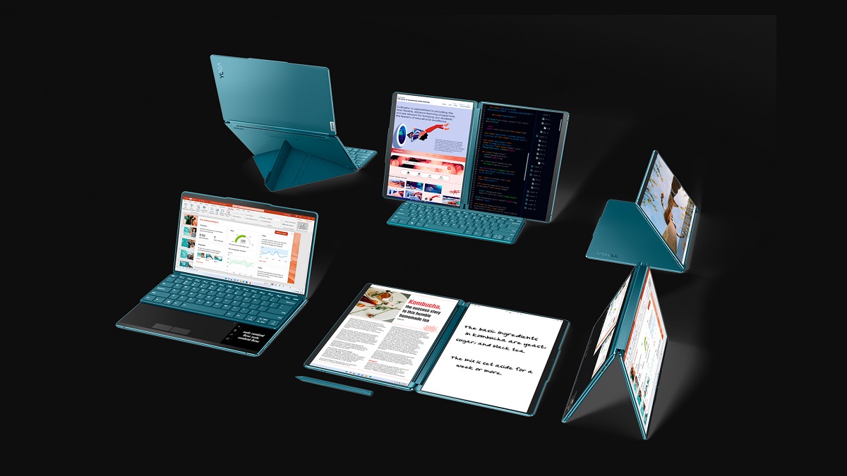 لپ تاپ جدید لنوو با دو نمایشگر معرفی شد