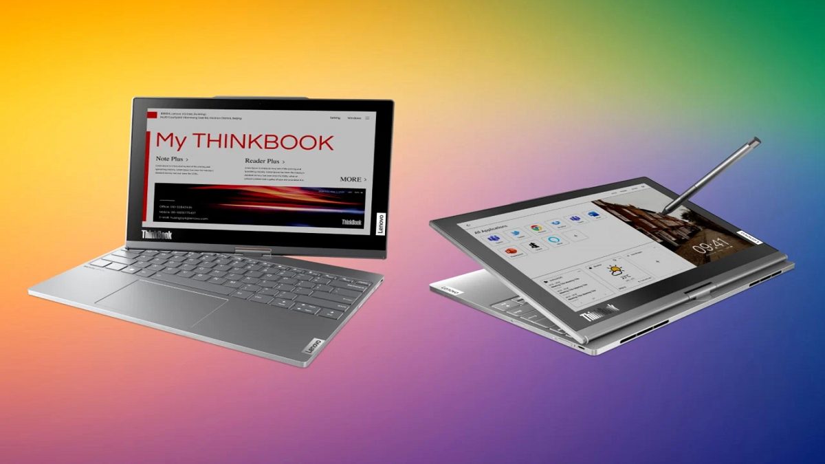 لپ تاپ لنوو ThinkBook Plus Twist با نمایشگر قابل چرخش رونمایی شد