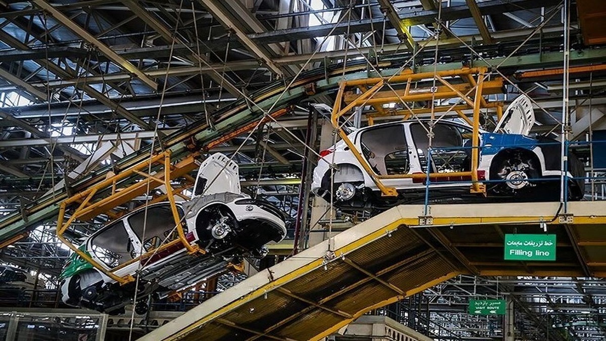 تولید خودرو در 10 ماه نخست 1401 مرز 1 میلیون را رد کرد