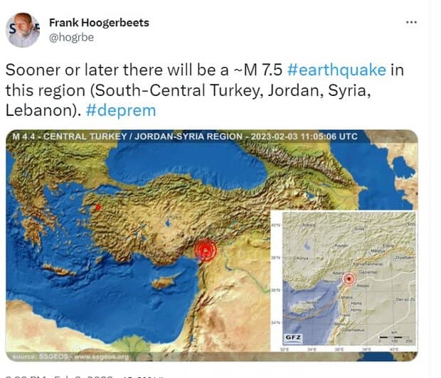 پیش بینی دقیق زلزله ترکیه توسط محقق هلندی
