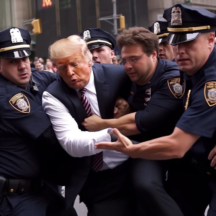 تماشا کنید: تصاویر دستگیری دونالد ترامپ ساخته شده توسط هوش مصنوعی [+تصاویر]