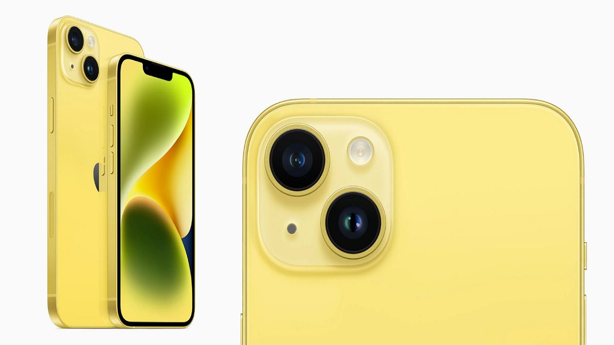 نسخه زرد رنگ آیفون 14 و 14 پلاس توسط اپل رونمایی شد [+عکس]